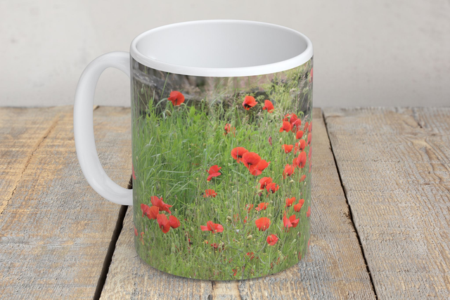 “Poppy Field” Mug  