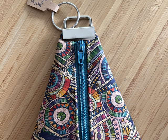 Porte monnaie/clefs berlingot « psyché »