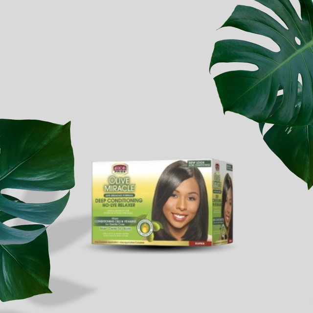 AFRICAN PRIDE OLIVE RELAXER KIT SUPER