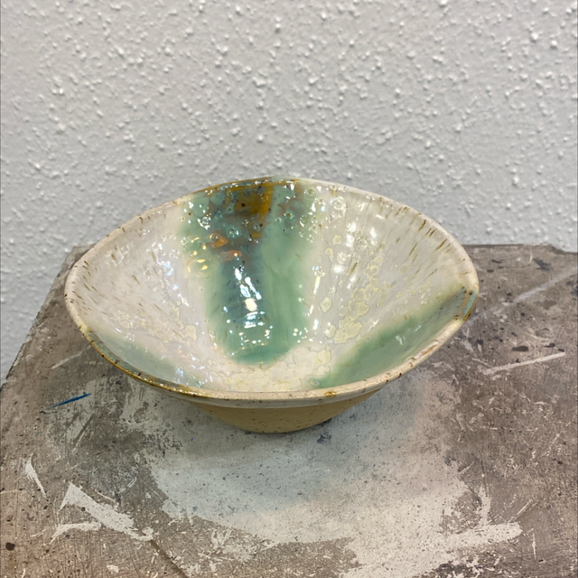 “Island” skål m. bølge Ø12 af Inge Stendys 