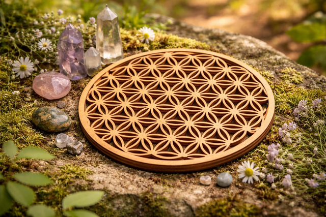 ✨ Fleur de Vie – Géométrie Sacrée