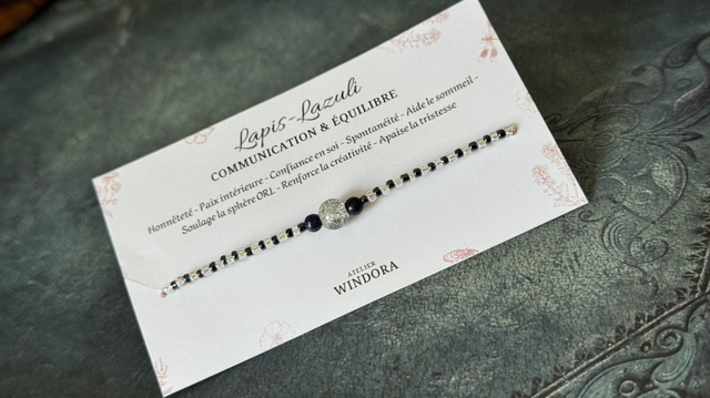 Bracelet élastique | Lapis-Lazuli 3