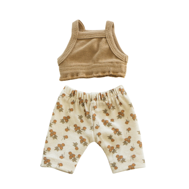 Ensemble pantalon à fleurs