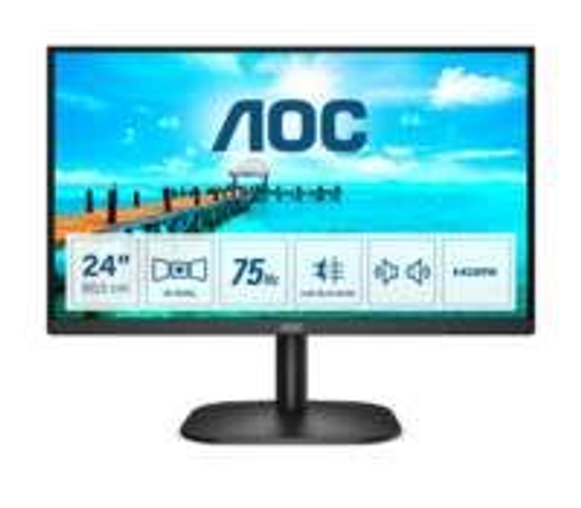 AOC B2 24B2XDAM LED 23.8inch Full-HD HDMI Zwart