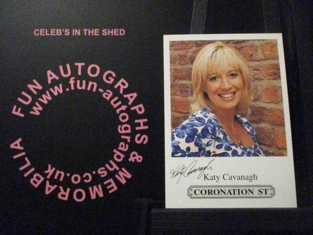 Katy Cavanagh (Julie Carp) Original Coronation Street Pre-Print Cast Card
