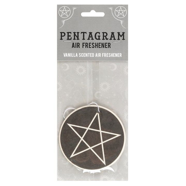 Vanilla Scented Black Pentagram Air Freshener