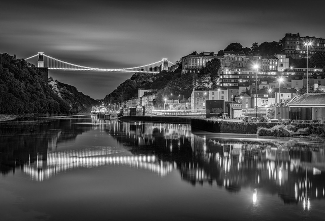 Clifton Suspension Bridge - Monochrome