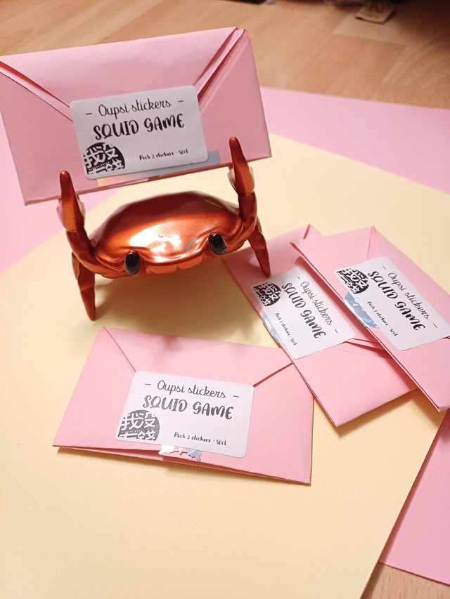 Oupsi stickers Squid game