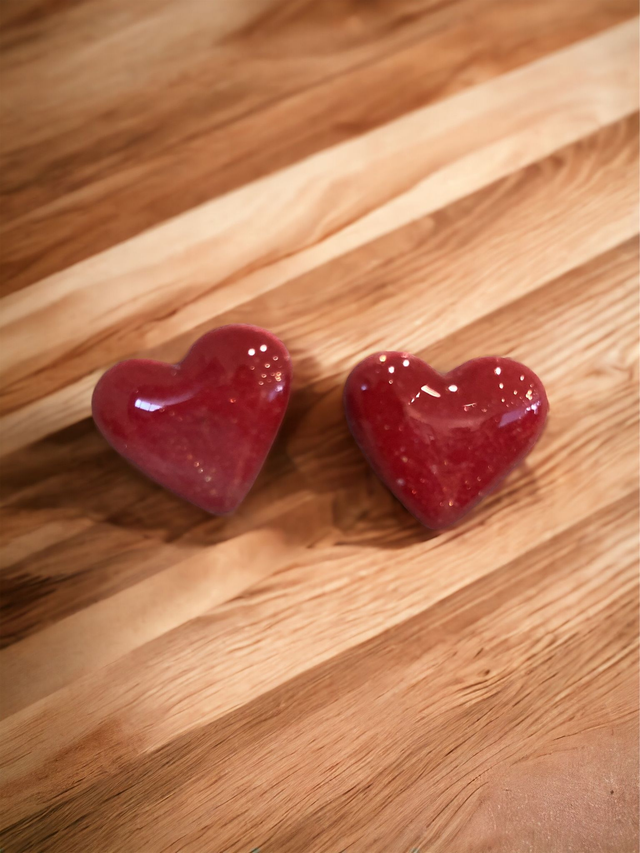 PETITS COEURS GRENAT