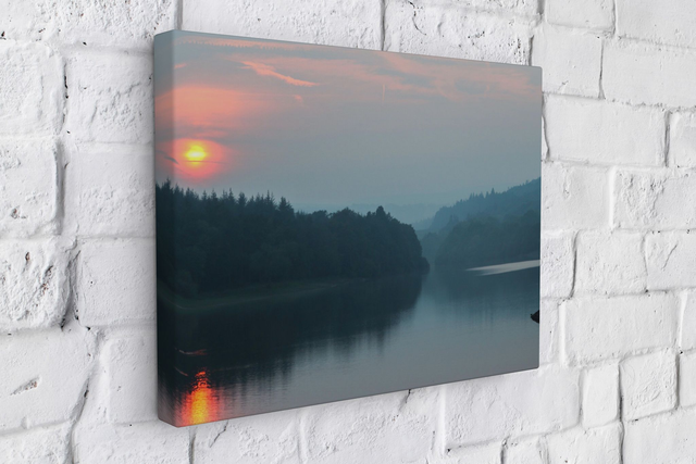 "Sunset at More Hall" Canvas
