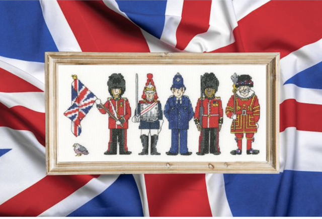 God Save The King Cross stitch by Bothy Threads