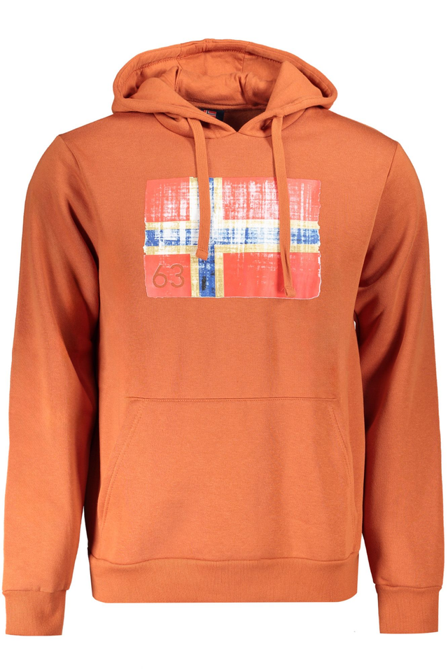 NORWAY 1963 FELPA SENZA ZIP UOMO MARRONE