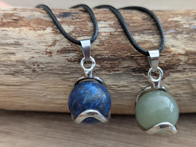 Sphère Aventurine ou lapis-lazuli 