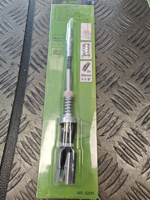 52591 levigatore per cilindri due bracci mm 19/55