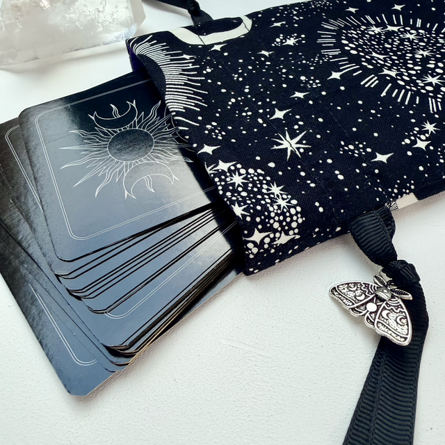 Pochon XXL Oracle/Tarot- Modèle Ciel étoilé