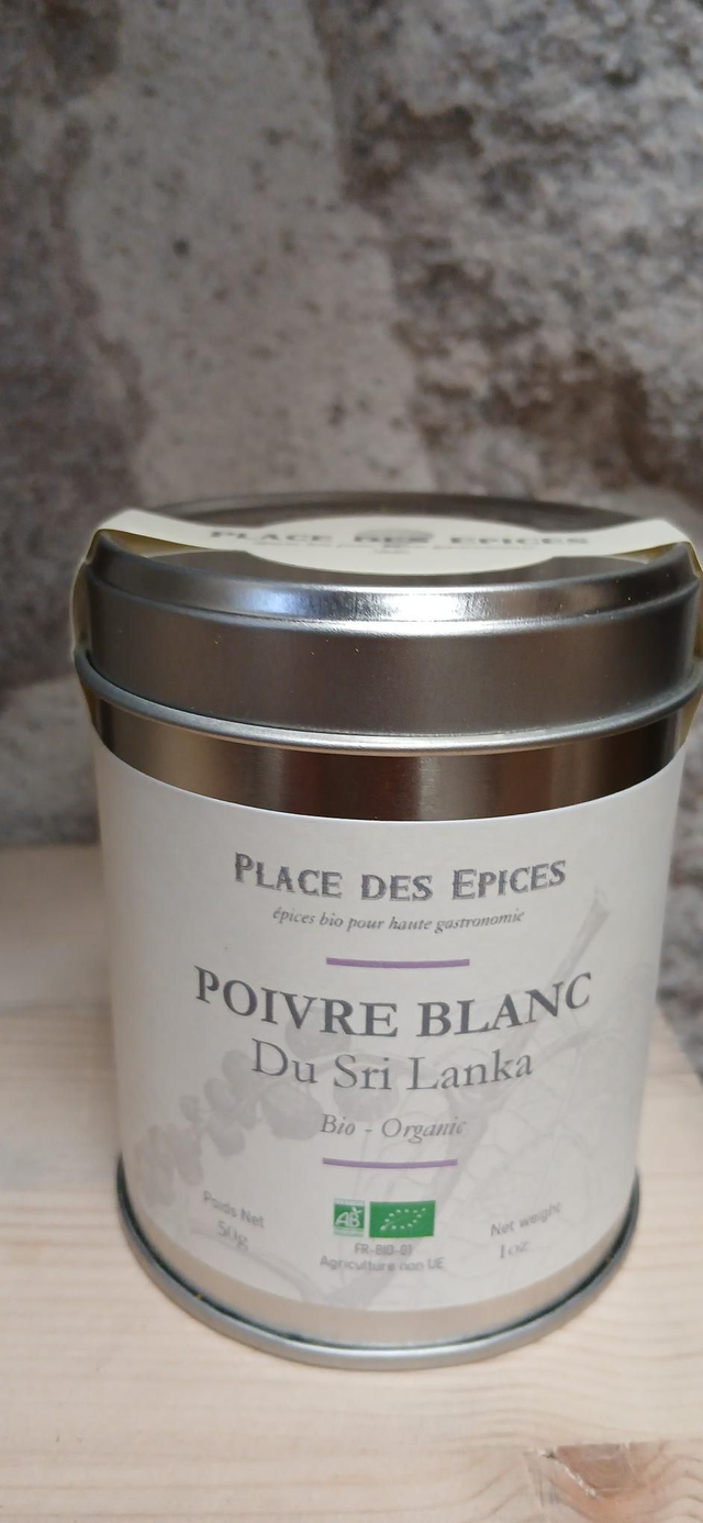 Poivre blanc Sri Lanka (50 g)