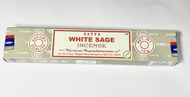 Satya Incense Sticks- White Sage