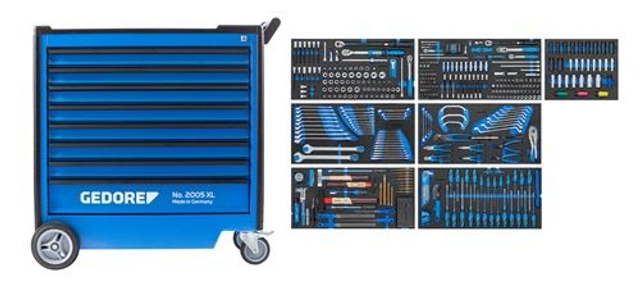 Werkzeugwagen mit PKW Sortimet 466-tlg 2005 XL-S-466 / Code-Nr. 3458946