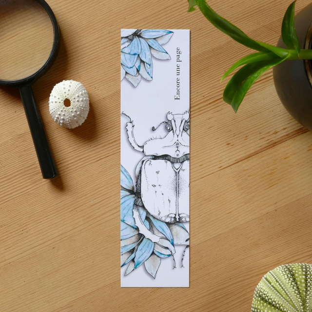 MARQUE PAGE – Lotus bleu