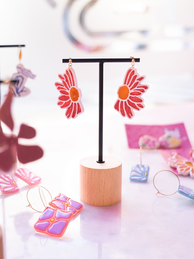 Media margarita rosa