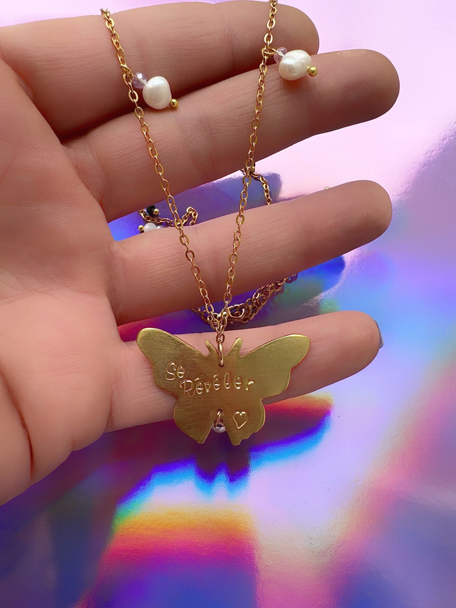 Collier Papillon "Se révéler"