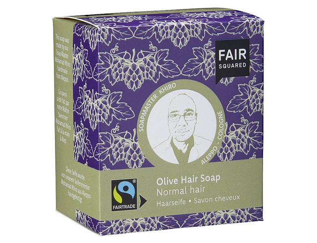 [Fair Squared] Shampooblok - Normaal haar - Olijf - 2 stuks à 80 gram