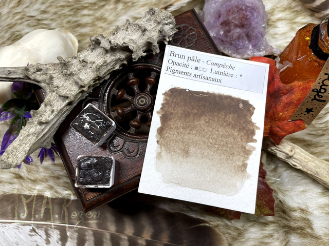 Brun pâle Aquarelle naturelle