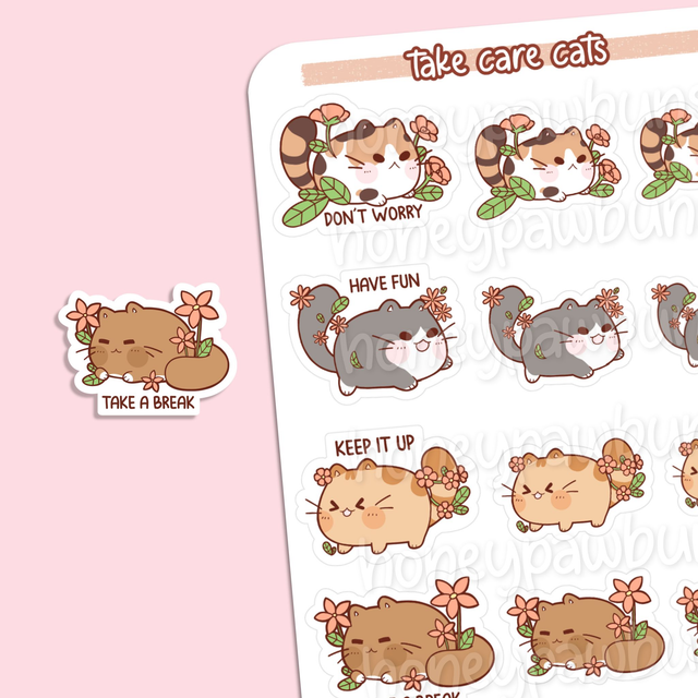 Pass auf dich auf Sticker Sheet - STS215
