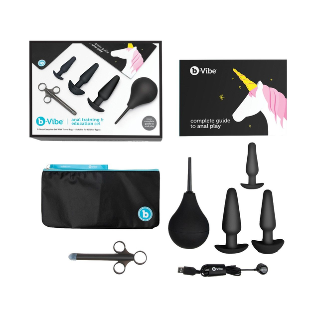 b-Vibe Anal Training &amp; Education Set Black