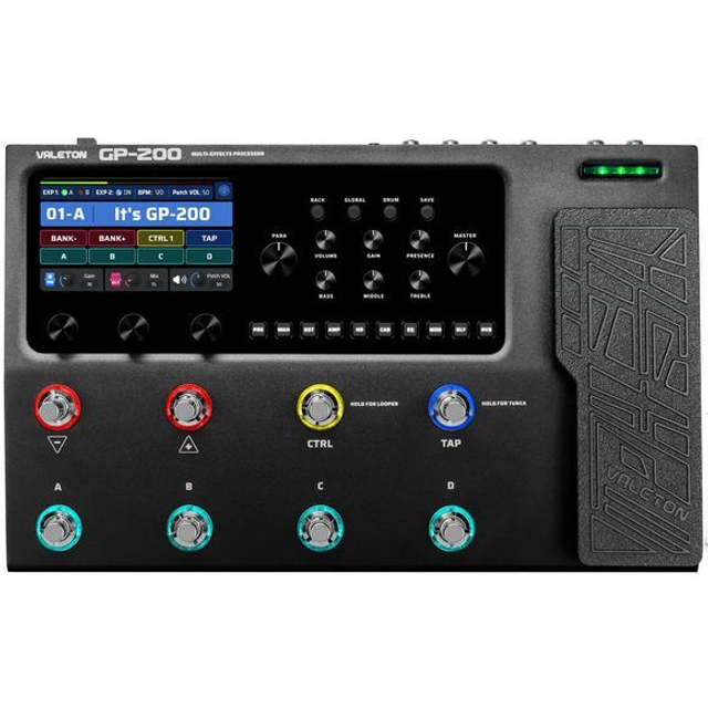 Valeton GP-200 guitar-multieffekt-pedalboard