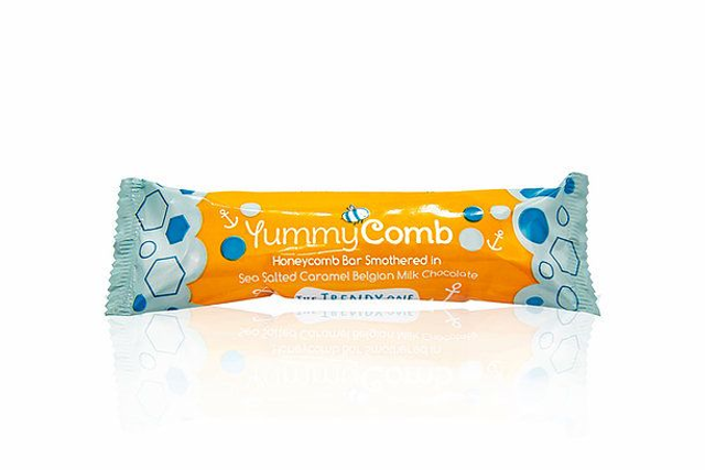 YummyComb Sea Salted Caramel Milk Chocolate Bar 35g
