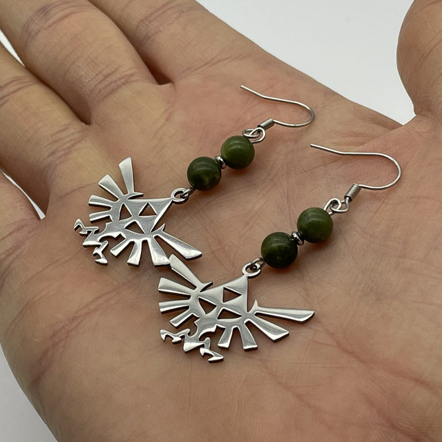 Boucles d’oreilles HÉRO LÉGENDAIRE  jade