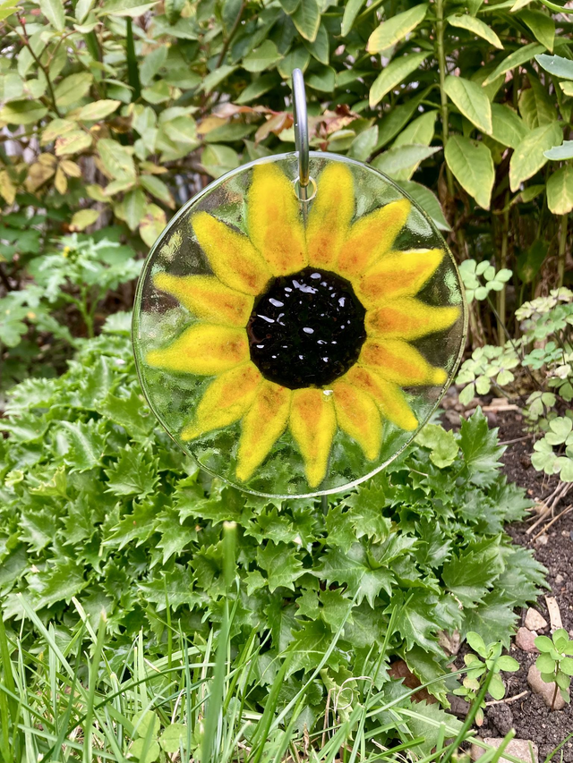 Sunflower suncatcher