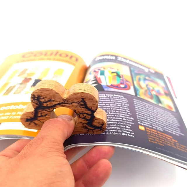 Anneau de lecture en hêtre 