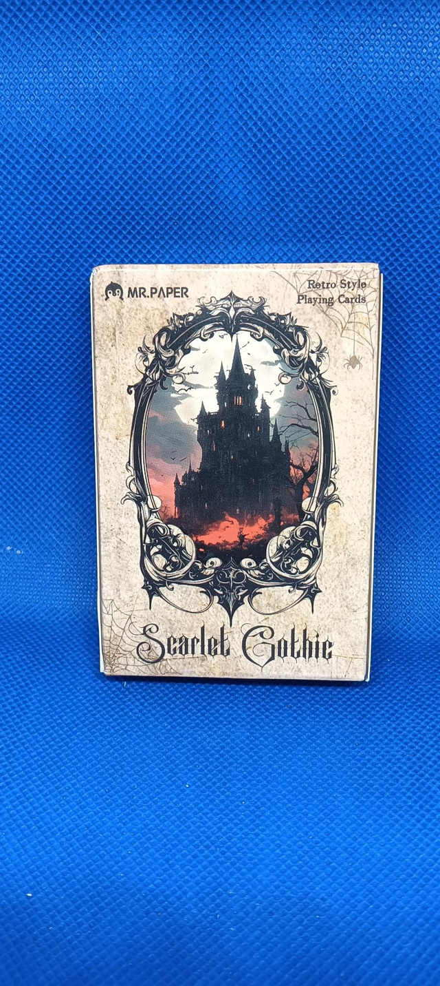 Scarlet Gothic Playing Cards 
