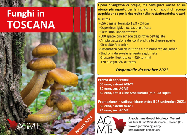 Redazione A.G.M.T. - Libro Funghi in Toscana - 