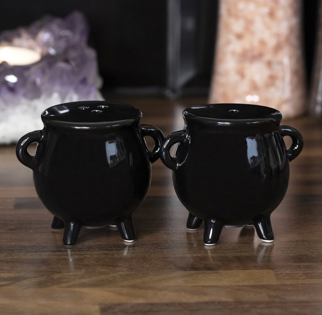 CAULDRON CRUET SET Salt&amp;Pepper