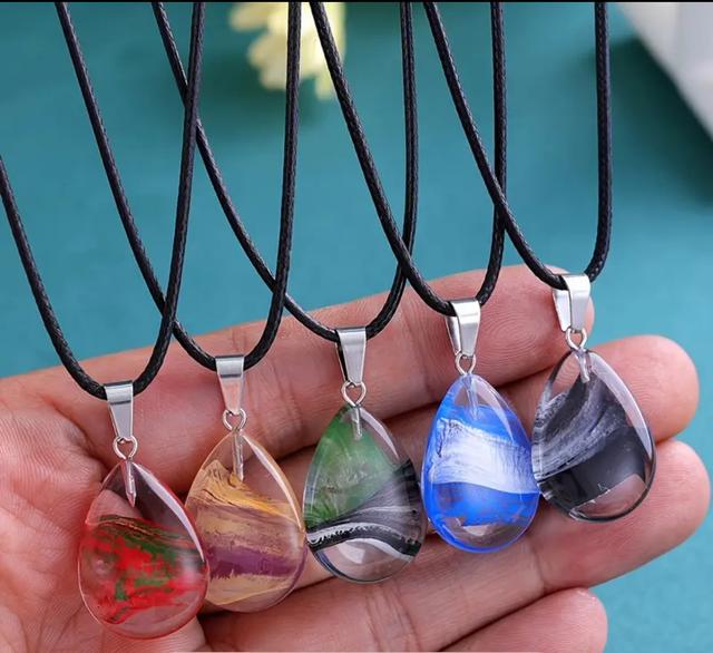 Glass pendant Necklace 