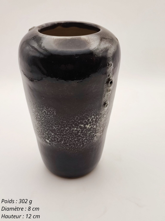 Beau vase &quot;Léopard&quot;. Modèle &quot;Barbapapa&quot;.