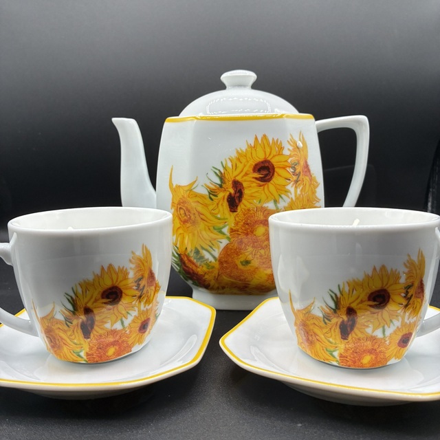 Service à Thé Bougie – Collection Van Gogh 🌻