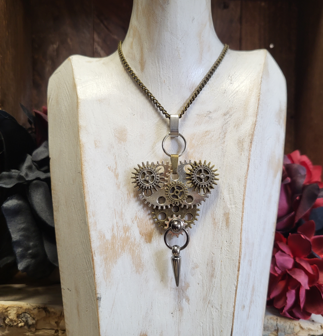 Collier "Rouages du Temps"