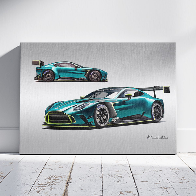 C240303 Aston Martin AMR VANTAGE GT3 LAUNCH 2024 (montage)