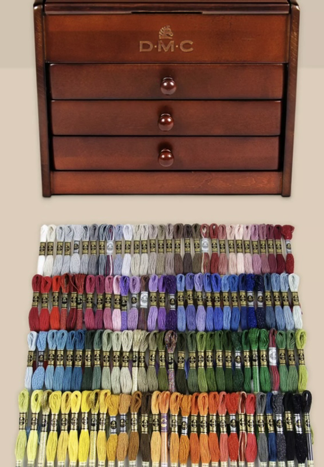 DMC Vintage Petite Skein Chest