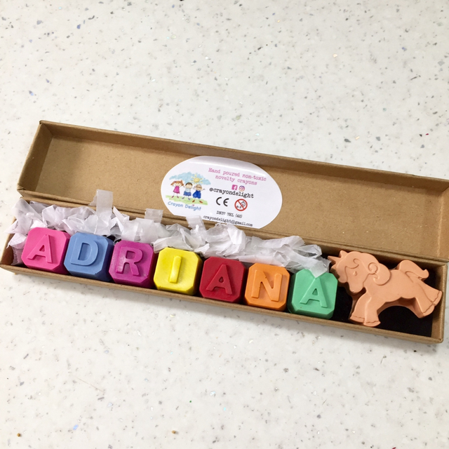 Personalised Wax Crayon Box 
