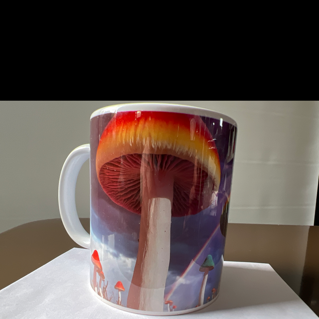 Rainbow mushroom limited cup