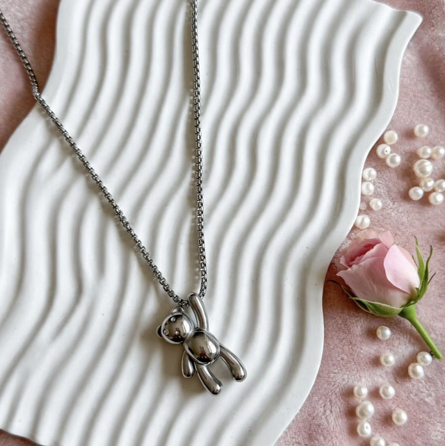 Collana Teddy Love Silver