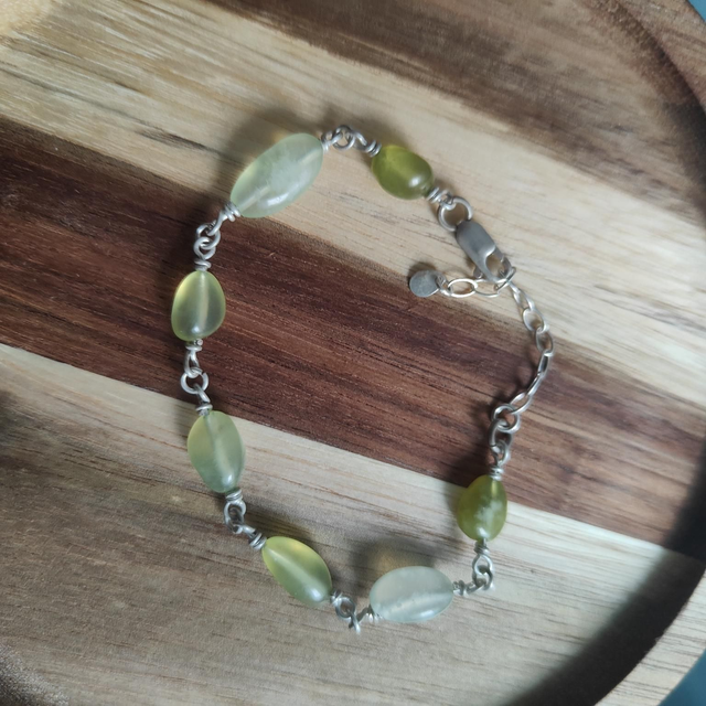 Bracelet Argent 925 et Péridot 
