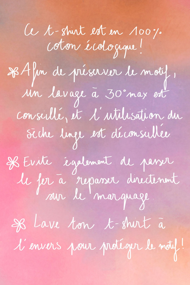 T-shirt blanc "Le clown"