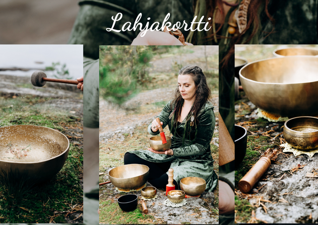 Lahjakortti äänimaljahoitoon (60 min)