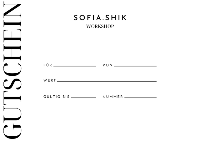 Workshop Gutschein